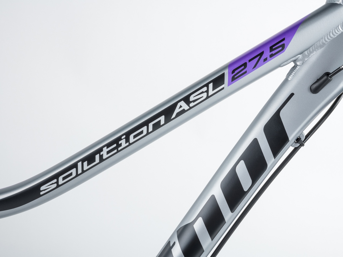 Author Solution 27,5 ASL 2023-24 - stříbrná-matná/černá-matná