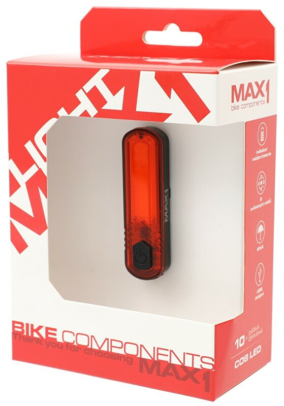 Blikačka zadní MAX1 Cobo USB
