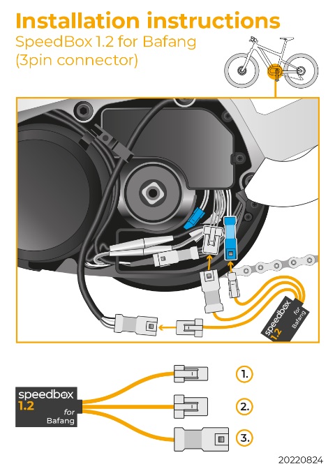 SpeedBox 1.2 pro Bafang (3 pinový konektor)