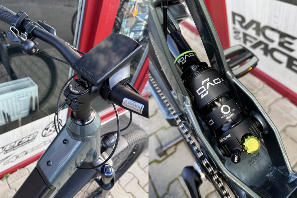 Rock Machine Crossride e450 FS Touring Gloss Grey/Black