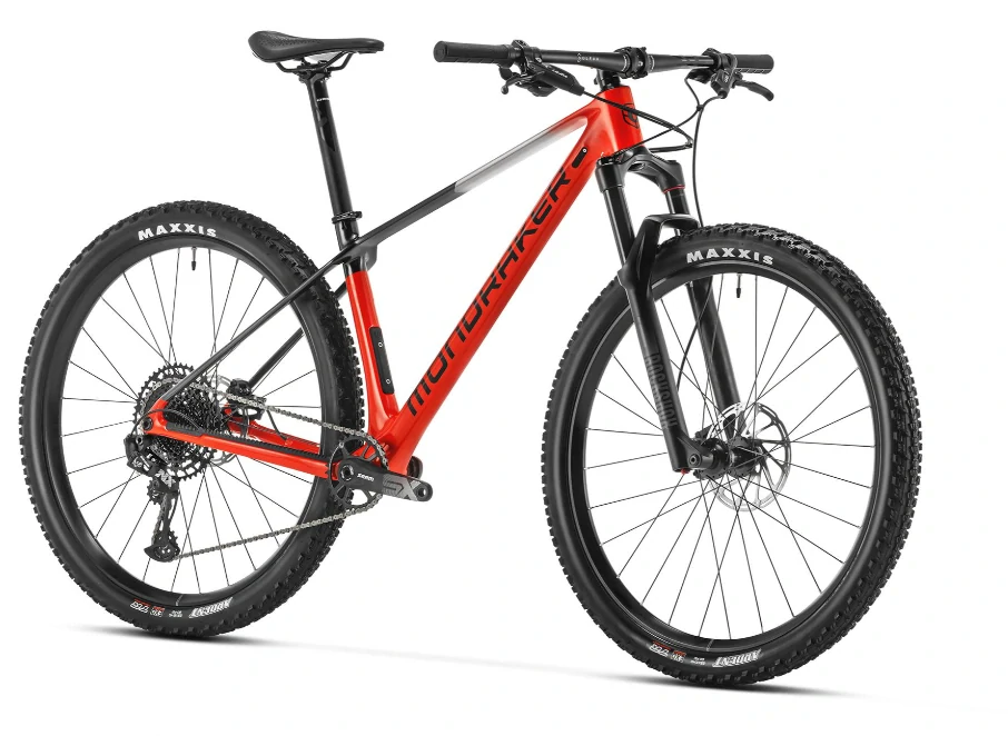 MONDRAKER Chrono Carbon DC flame red/vortex grey/racing silver