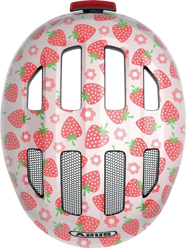 Dětská helma Abus Smiley 3.0 LED rose strawberry