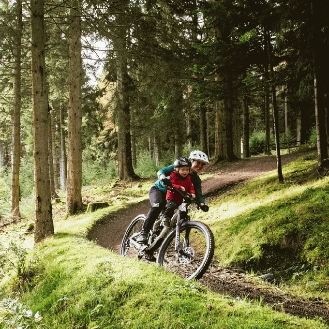 MTB Dětská sedačka a řidítka na rám