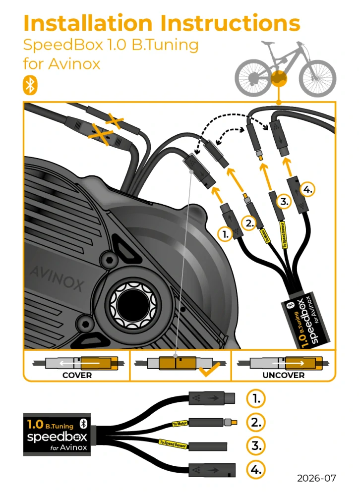 Tuning elektrokola SpeedBox 1.0 B.Tuning pro Avinox (M1)