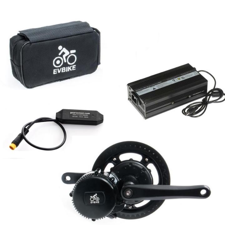 Výkon pohonu 750W, kapacita brašnové baterie 13Ah s dojezdem až 100 km