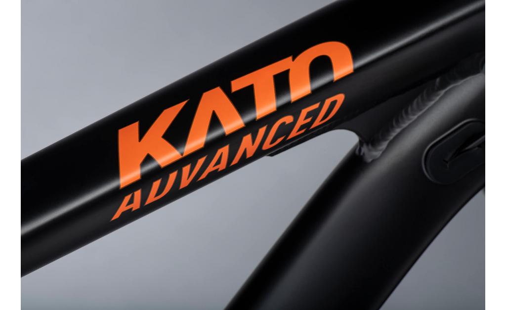 GHOST Kato Advanced 29 Black/Monarch Orange Matt