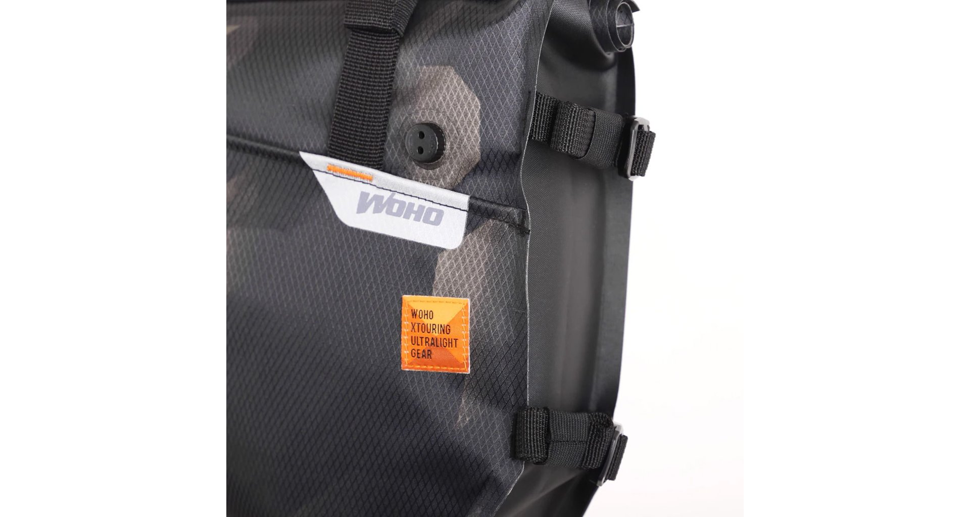WOHO RÁMOVÁ BRAŠNA X-TOURING DRY DIAMOND CYBERCAM ČERNÁ