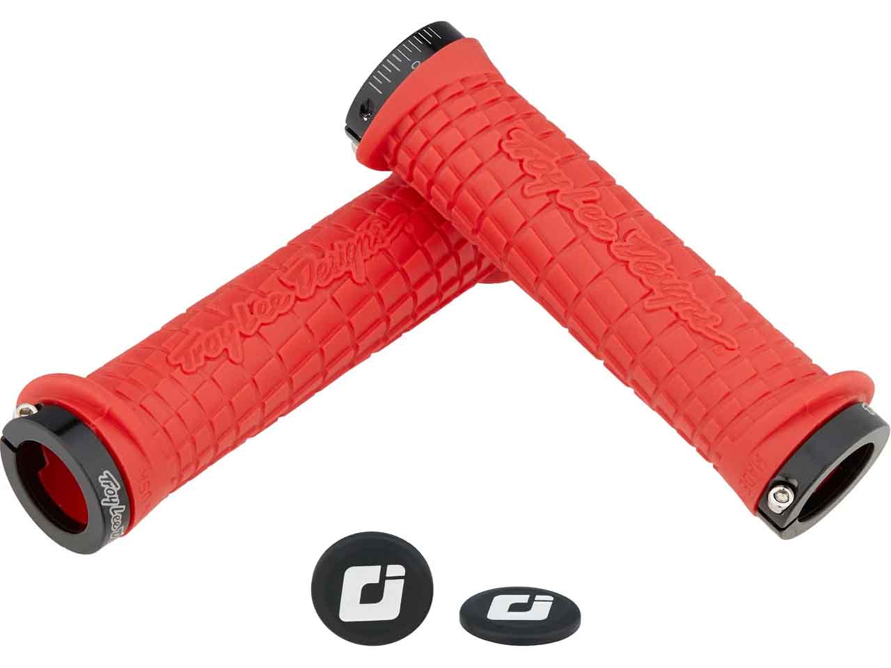 Gripy MTB ODI Troy Lee Designs Lock-On bonus pack Red