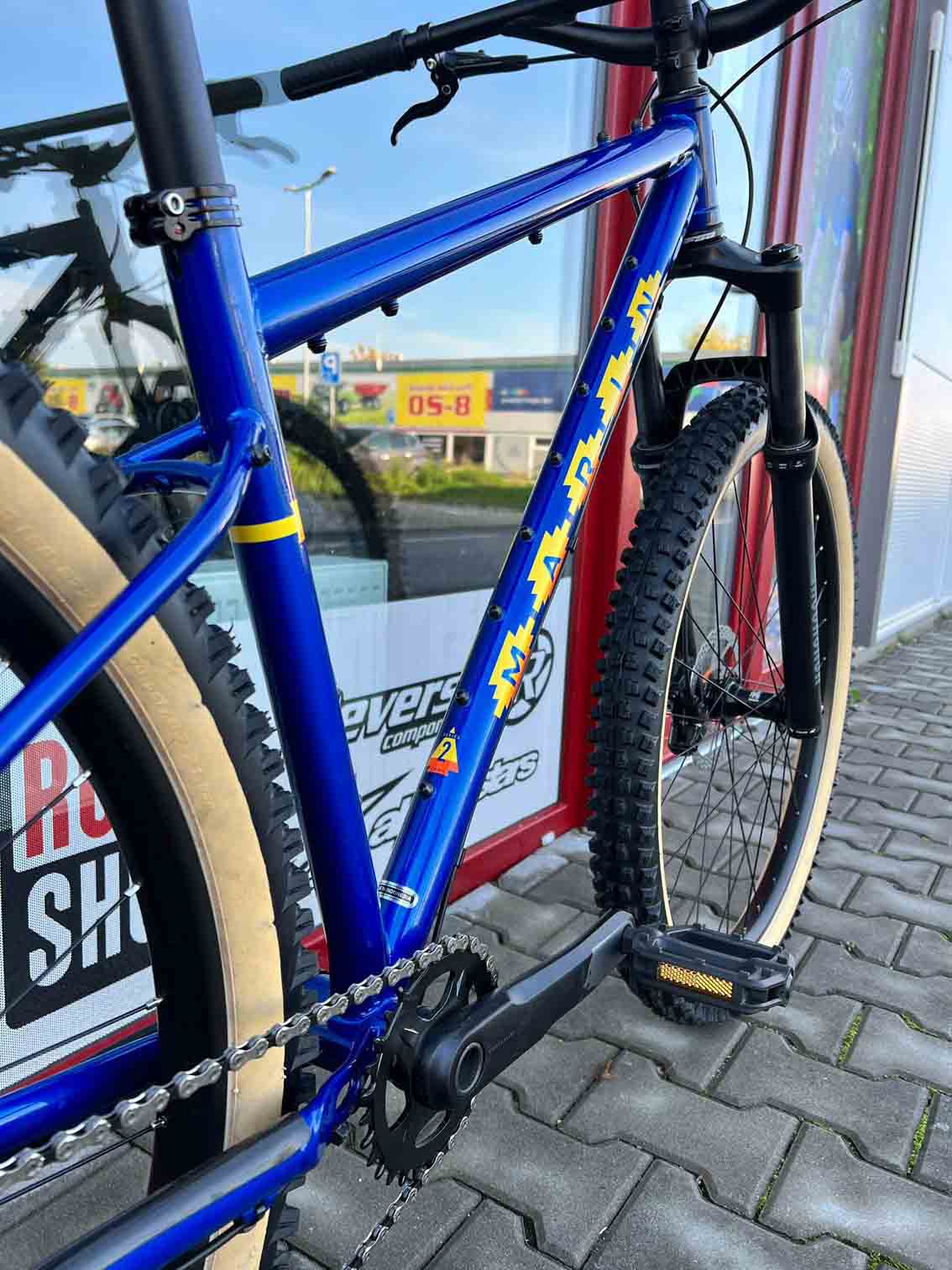 MARIN Pine Mountain 1 modrá/žltá/oranžová 