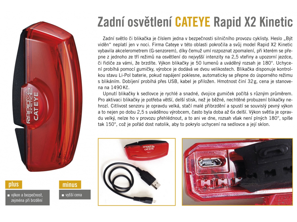 Světlo zad. CAT TL-LD155