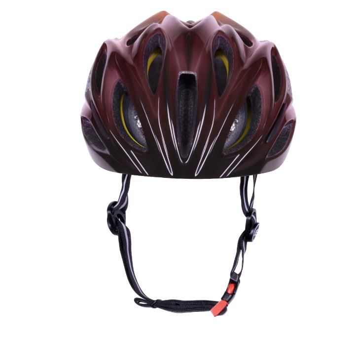 přilba FORCE BULL HUE MIPS, černo-červená