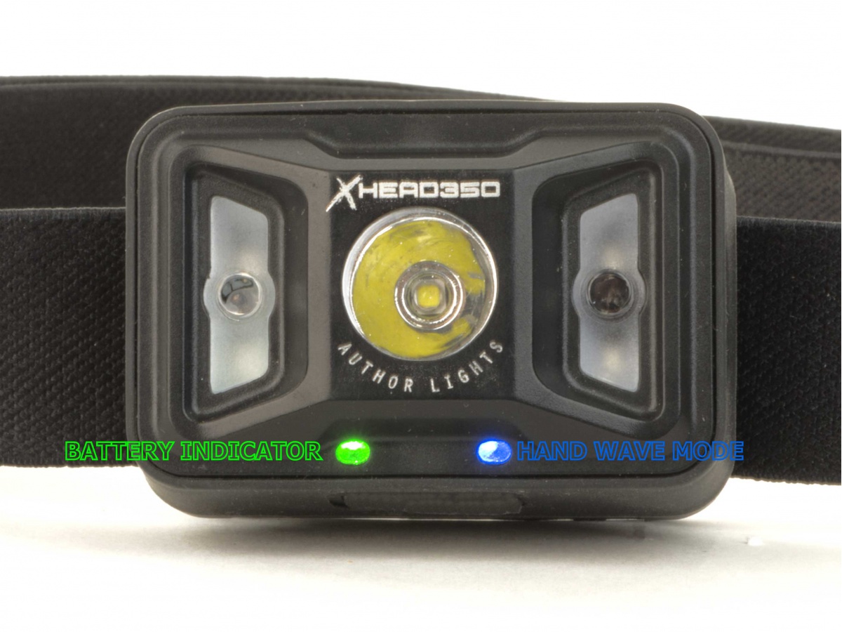 Čelovka X-Head 350 lm Silicone USB - černá