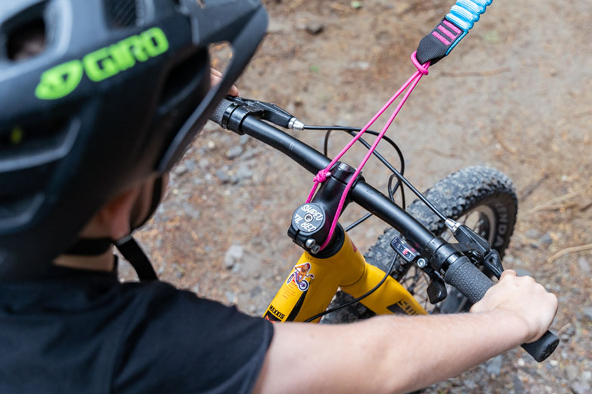 Lano na tažení bicykla