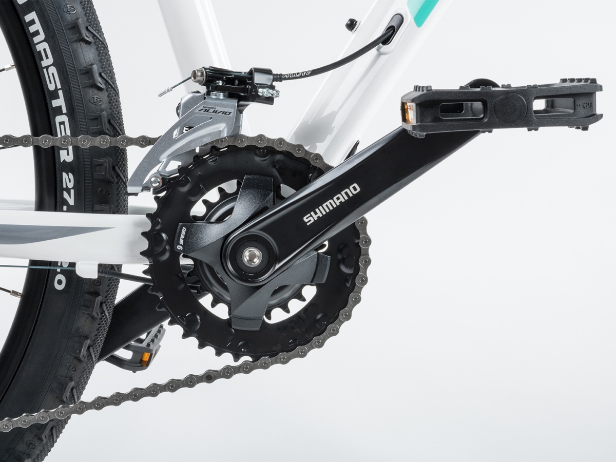 Author Pegas 27,5 ASL bílá/stříbrná/zelená