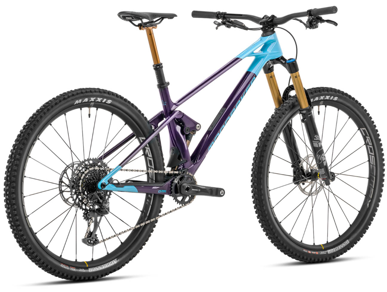 MONDRAKER RAZE CARBON RR, DEEP PURPLE/LIGHT BLUE