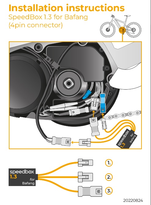 SpeedBox 1.3 pro Bafang (4 pinový konektor)