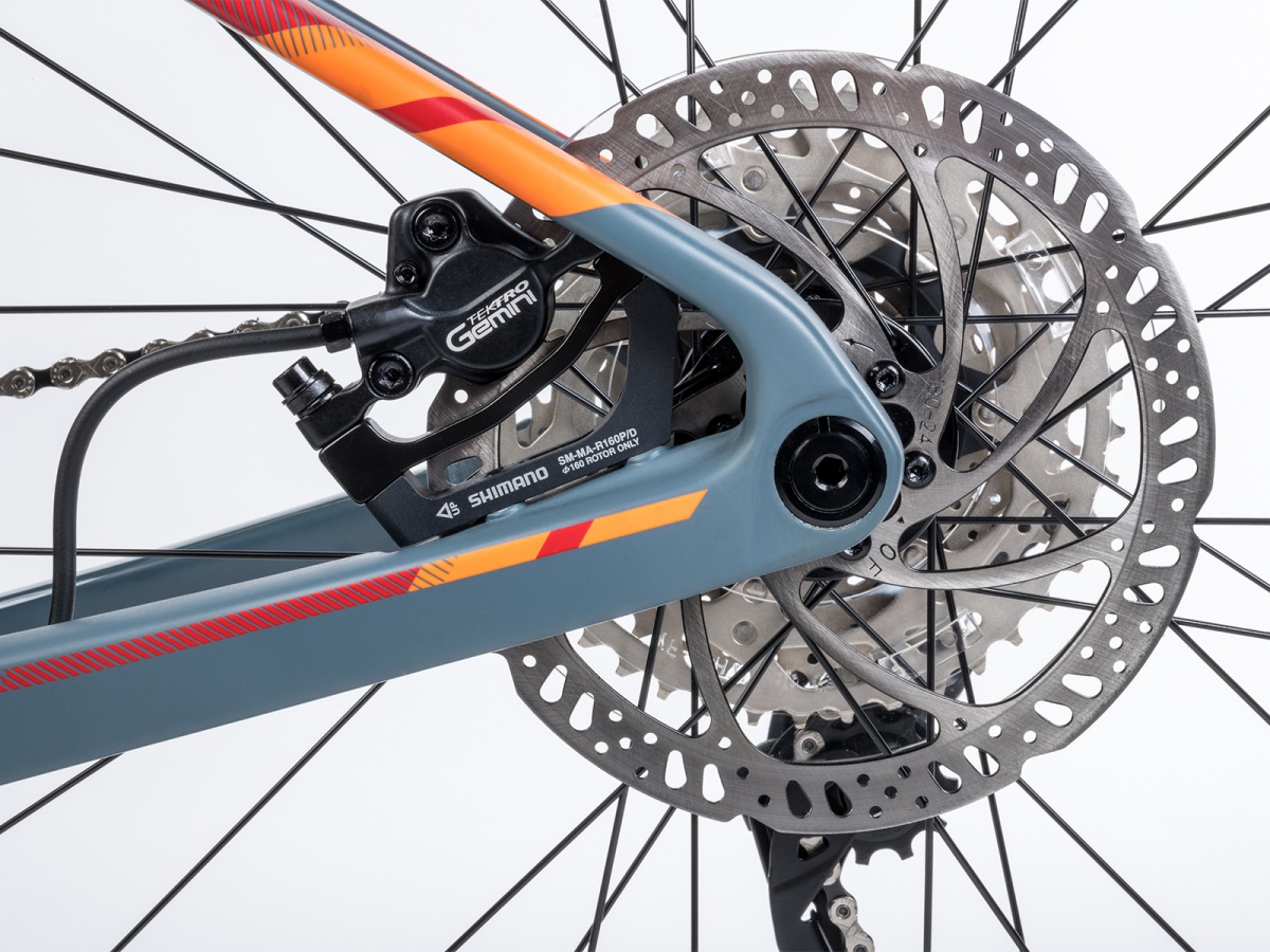 Author Modus 29 2023 - šedá/červená/oranžová