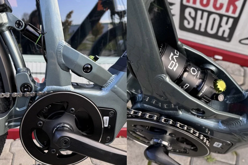 Rock Machine Crossride e450 FS Touring Gloss Grey/Black