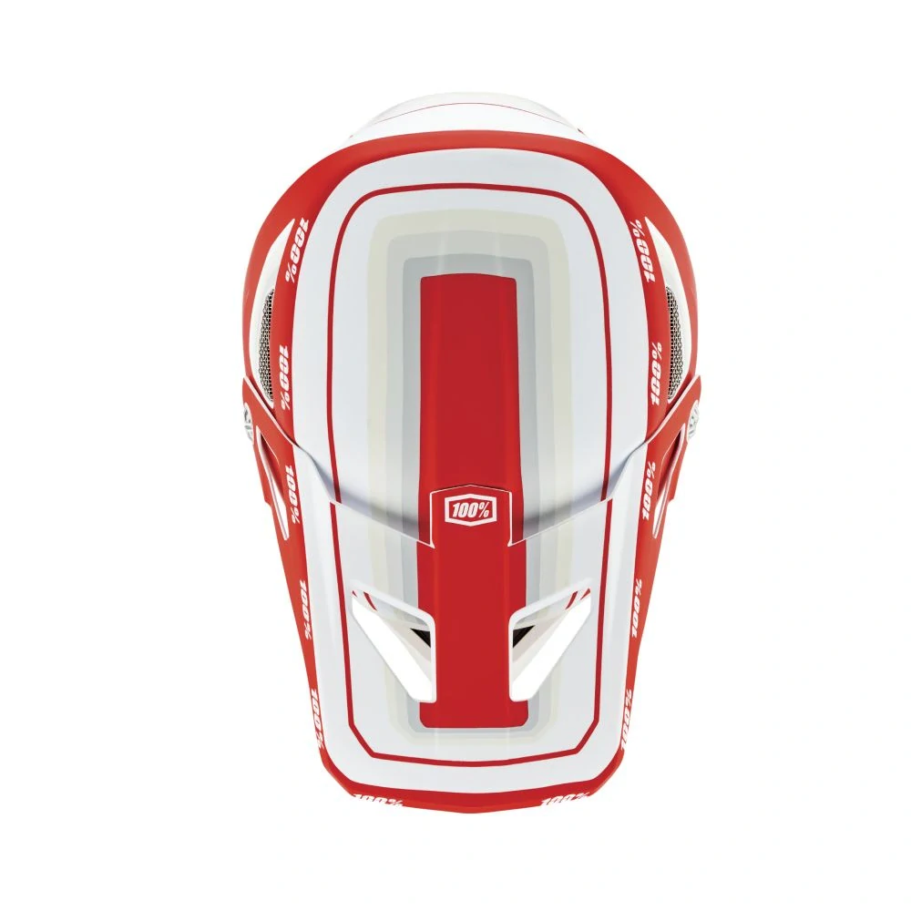 100% STATUS YOUTH Helmet Topenga Red/White