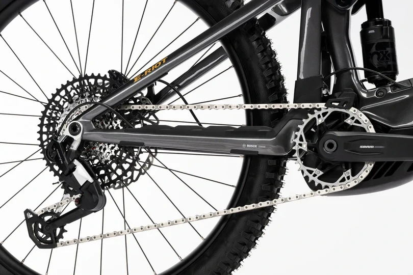 GHOST E-Riot CF Pro Heavy Metal/Deep Coffee Glossy
