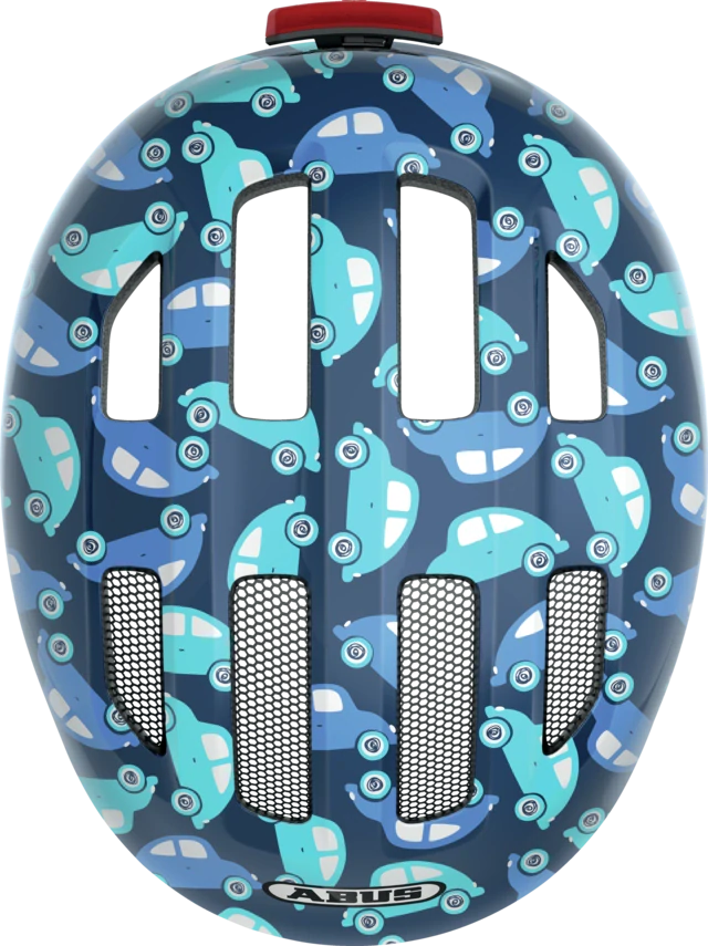 Dětská helma Abus Smiley 3.0 LED blue car