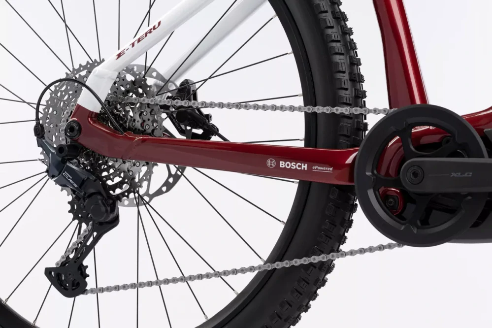 GHOST E-Teru Advanced 27.5 Carbon Red/Chilly White - S