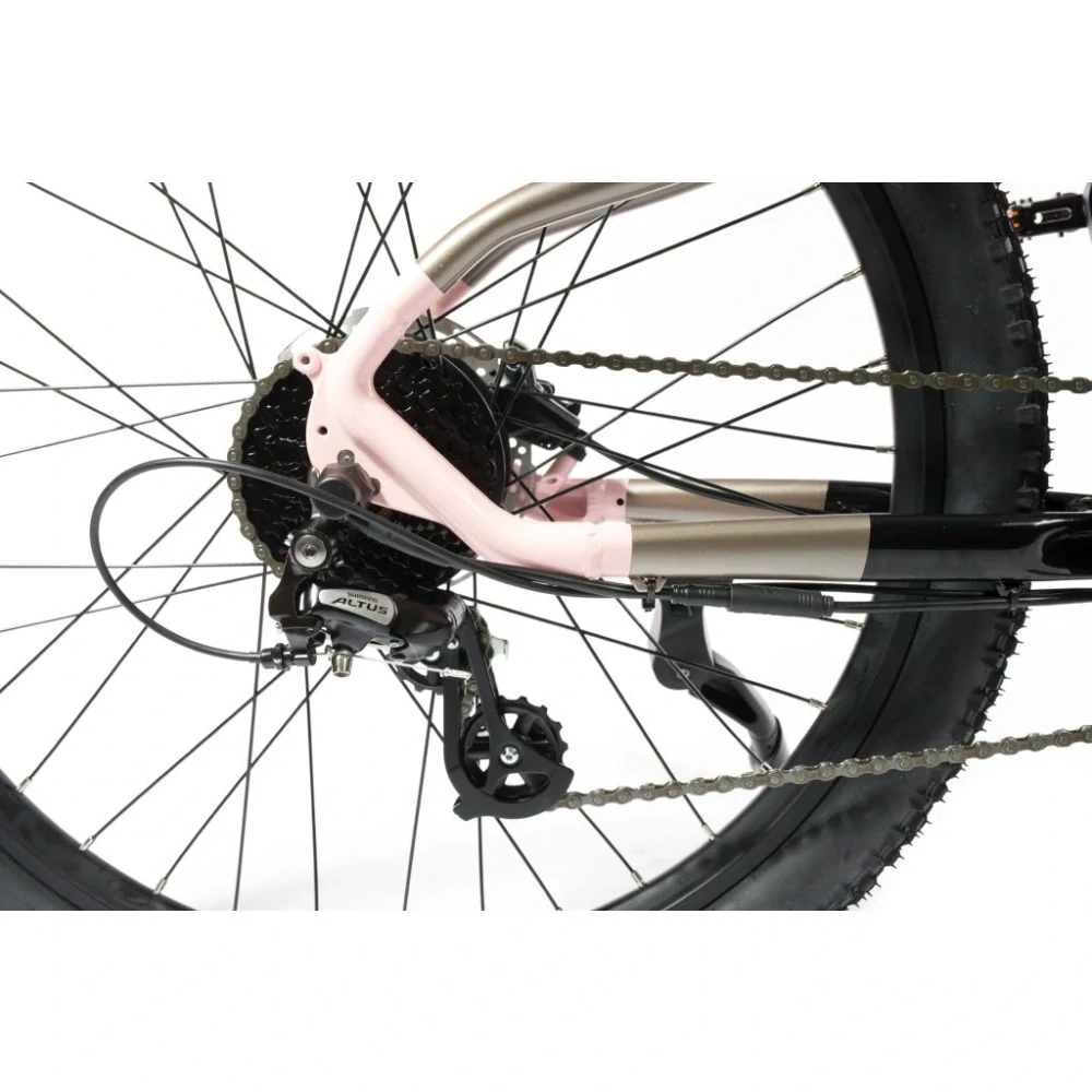 Olpran E-MTB Olpran Pluma růžová 26"