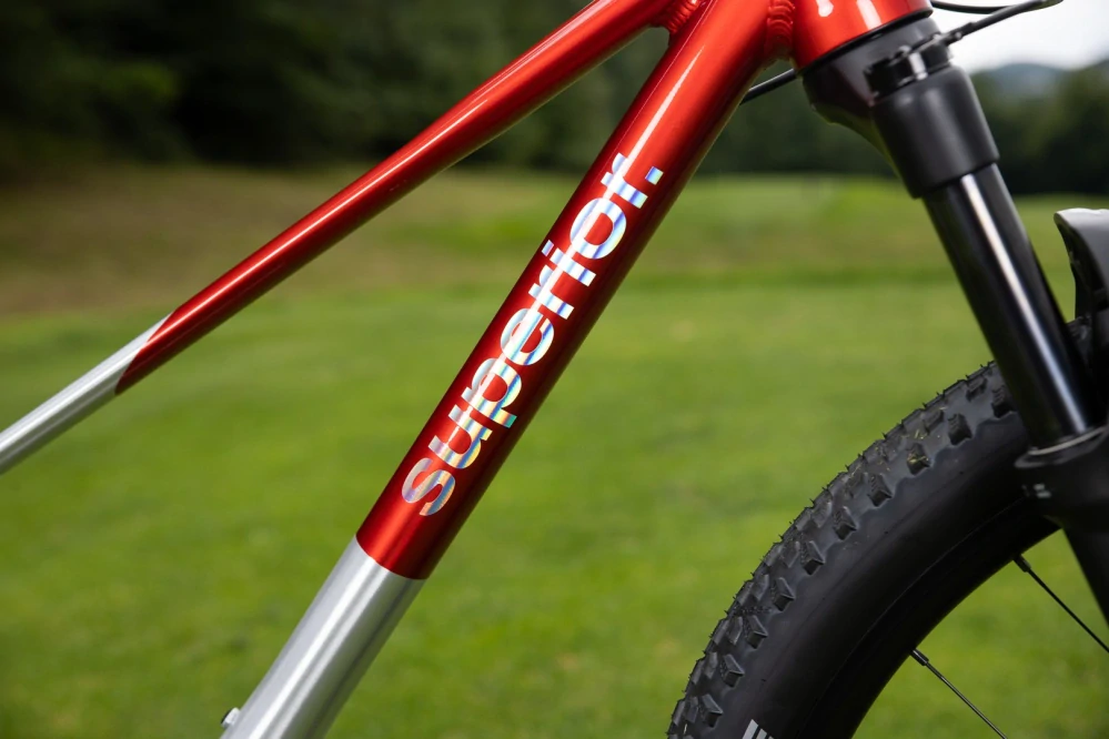 Superior TEAM 27.7 Gloss Brushed Alu / Red