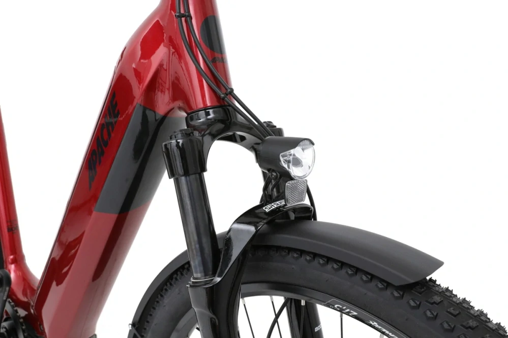 Elektrokolo APACHE Rio Grande Bosch CX 800 Wh Touring červená