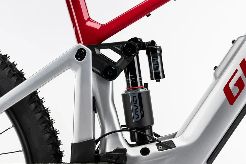 GHOST E-Riot CF Advanced Rebel Red/Misty Grey Glossy