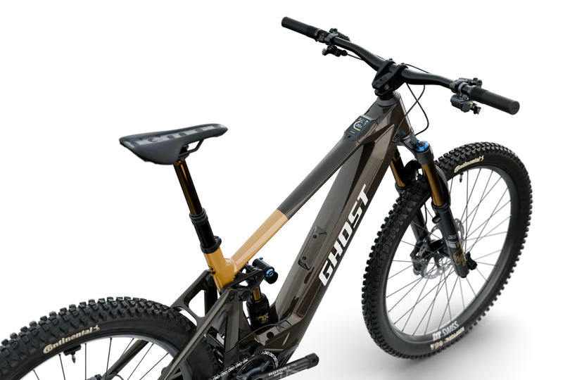 GHOST E-Riot CF LTD Ud Carbon-Dirt Brown/Dirt Brown Glossy
