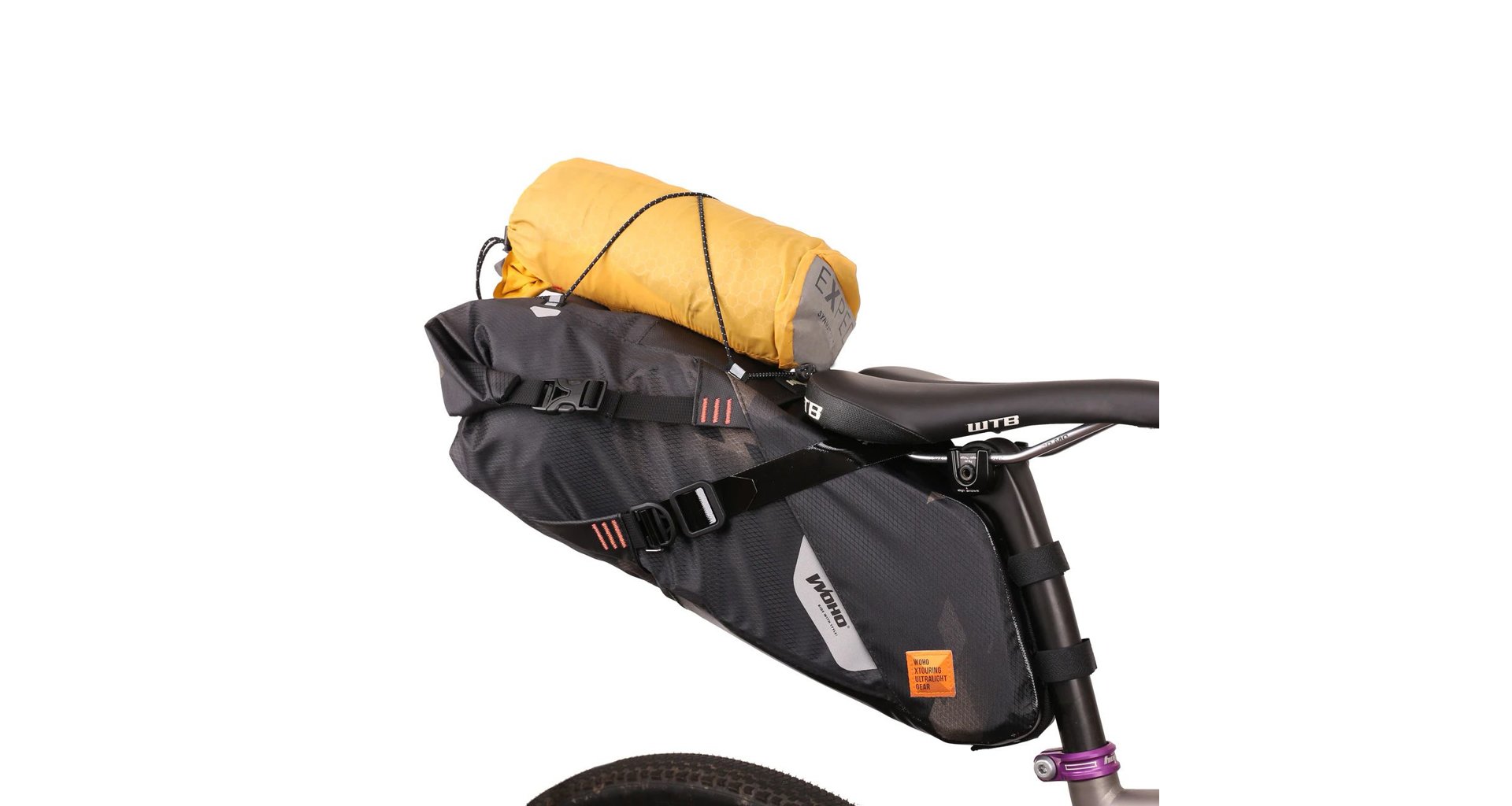 WOHO PODSEDLOVÁ BRAŠNA X-TOURING DRY BAG DIAMOND CYBERCAM ČERNÁ