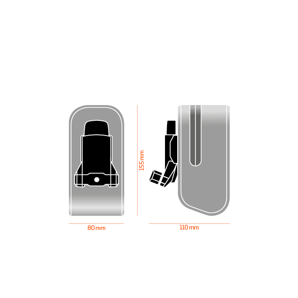 Fidlock PUSH PODSEDLOVÁ BRAŠNA 400 ml