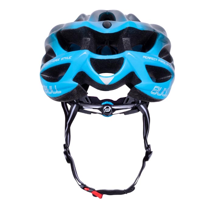 přilba FORCE BULL HUE MIPS, černo-modrá