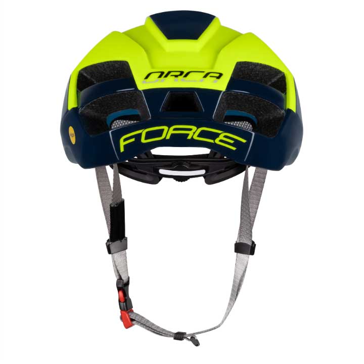 přilba FORCE ORCA MIPS,fluo-modrá