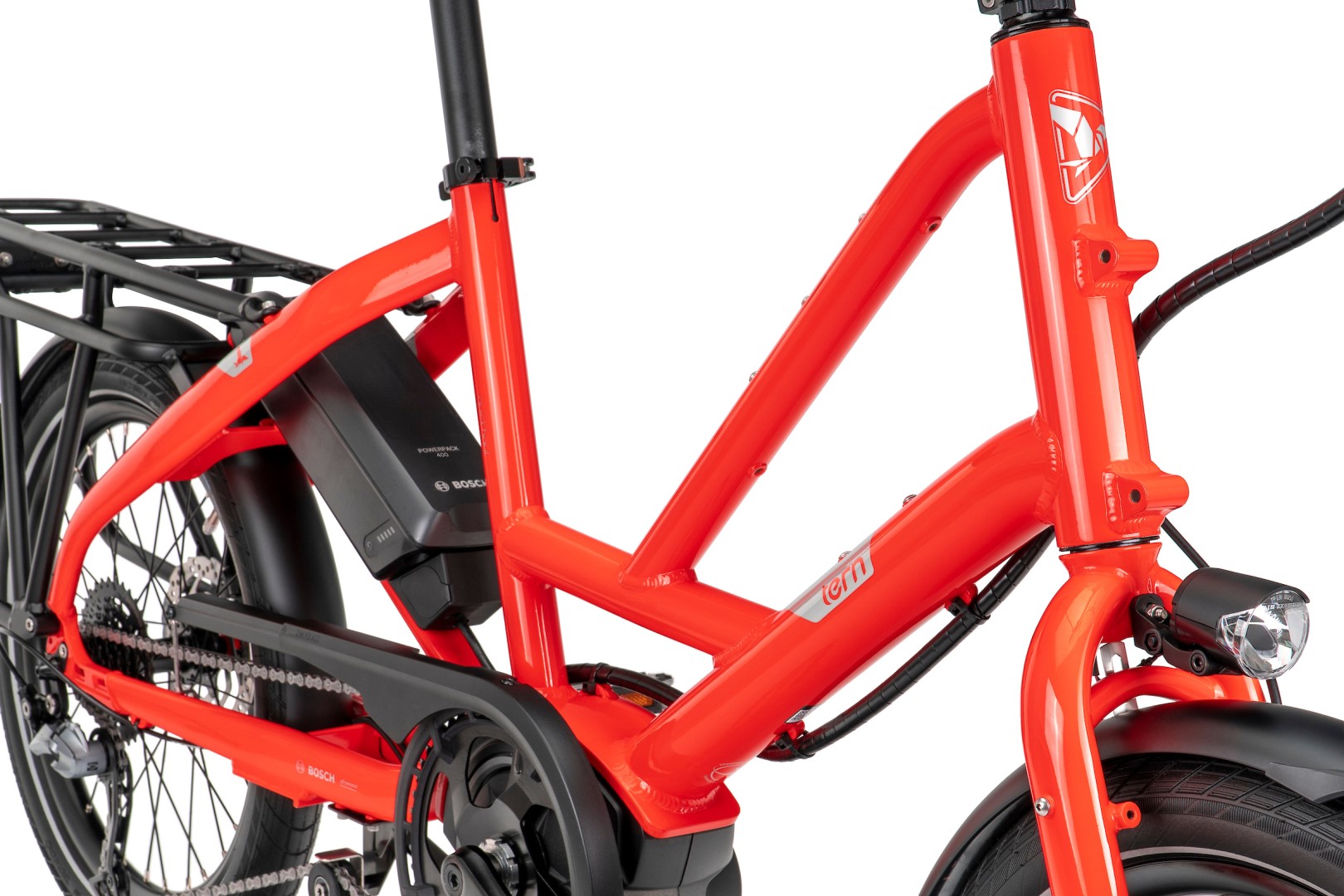 Skládací elektrokolo TERN Quick Haul D8 šedá