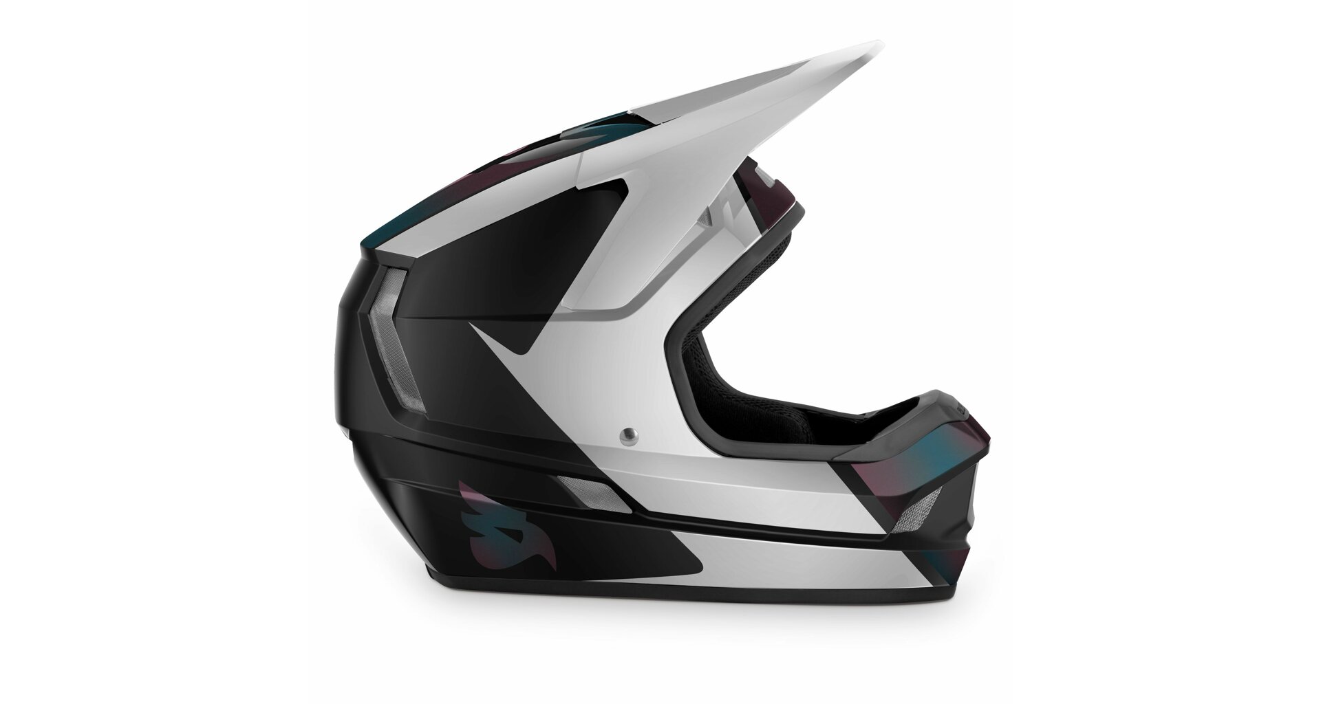 BLUEGRASS PŘILBA LEGIT BÍLÁ IRIDESCENT