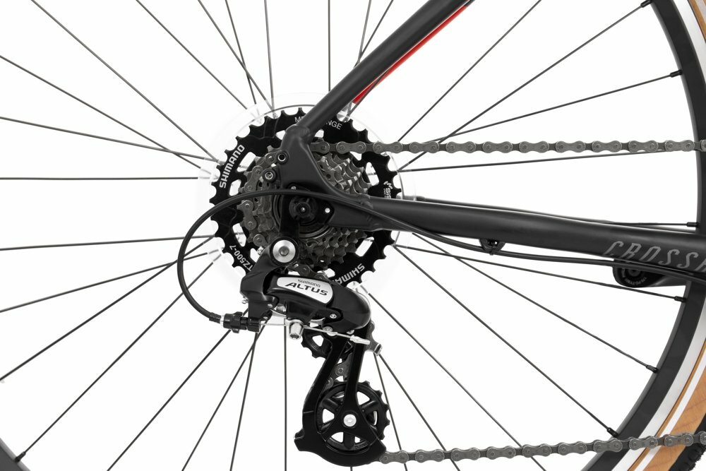 Kolo Rock Machine CrossRide 100 černá/oranžová