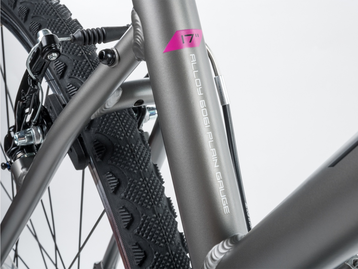 Author Linea 2023-24 stříbrná-matná/růžová