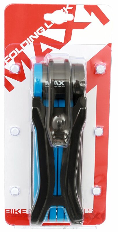 Skládací zámek MAX1 Bull 850 mm modrý