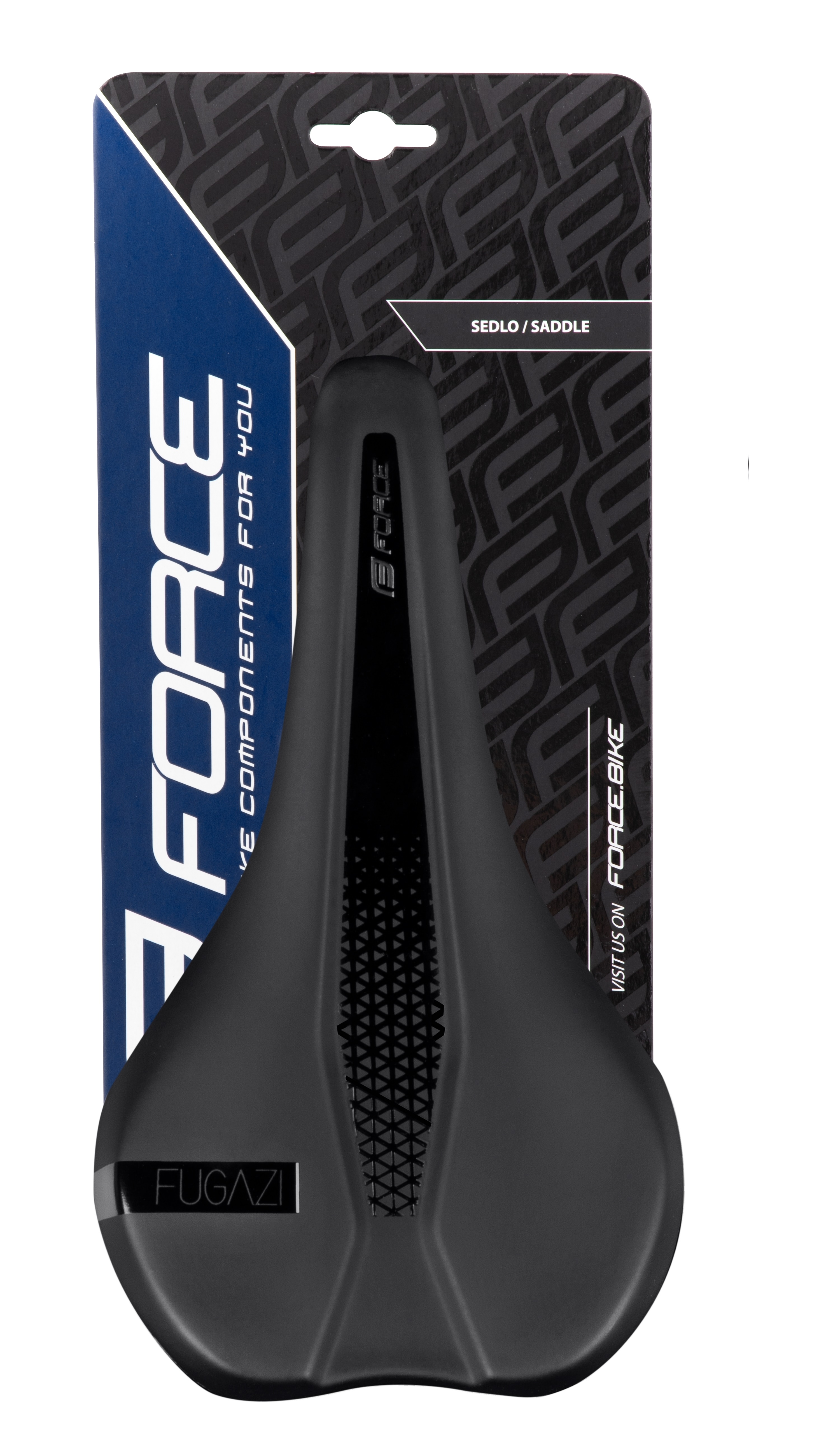 sedlo FORCE FUGAZI sportovní, černé