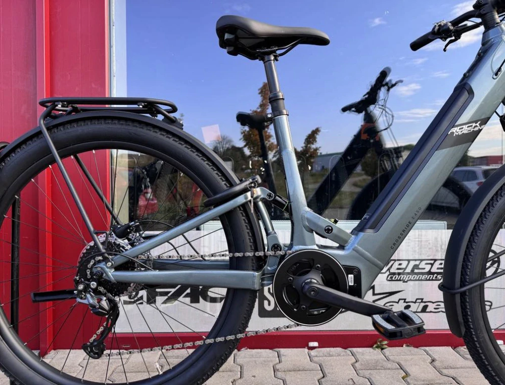Rock Machine Crossride e450 FS Touring Gloss Grey/Black
