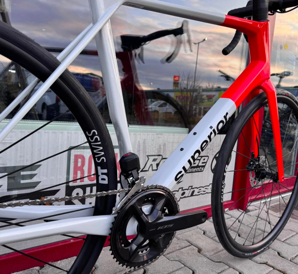 Superior X-ROAD 9.5 GF / Gloss Grey / Orange Red