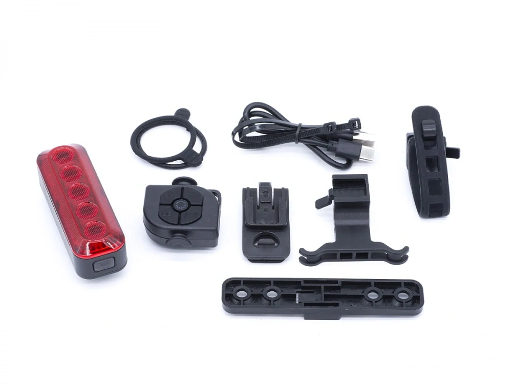 Světlo zad. Shot SILICONE R černá/čiré-sklo