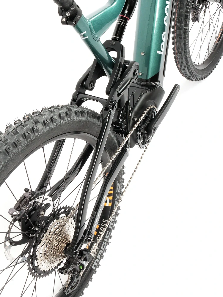 Celoodpružené eloktrokolo MTB 29"/27,5" Lee Cougan E-Quest - Brose S / 720Wh-20Ah / Shimano XT 1x12 Military Green lesklá