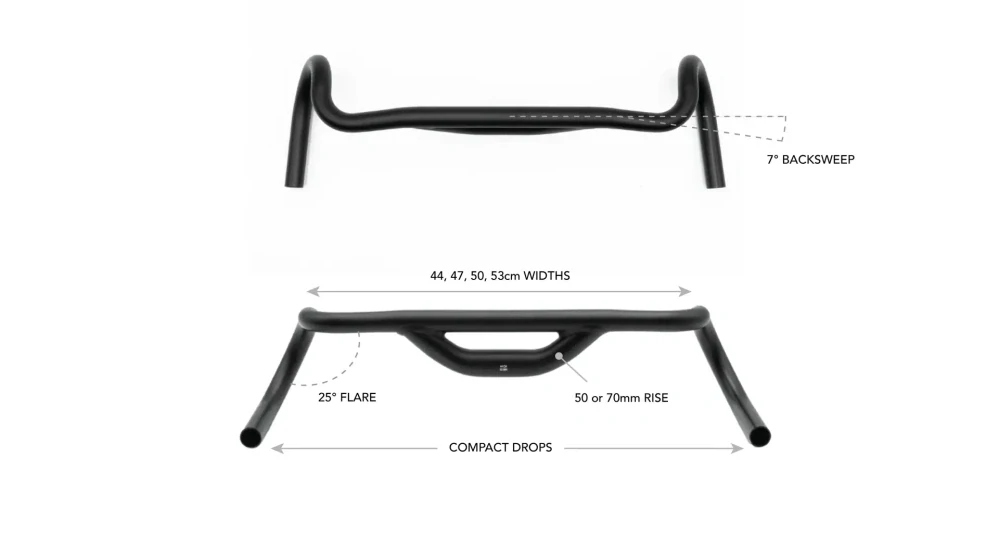 REDSHIFT řidítka Top Shelf 44cm, 50mm rise