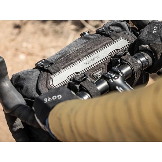 TOPEAK BIKEPACKING FRONTLOADER, BRAŠNA NA ŘIDÍTKA 8L ČERNÁ