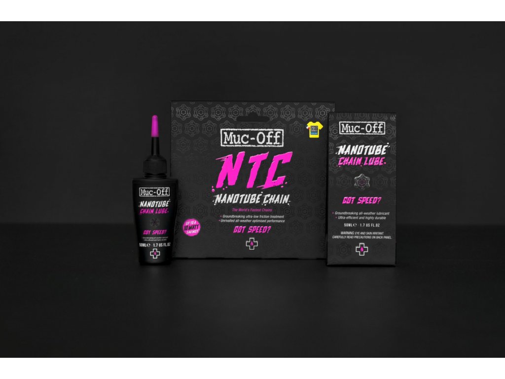 MUC-OFF NANOTUBE CHAIN LUBE 50 ml - Nano mazivo na řetěz do každého počasí