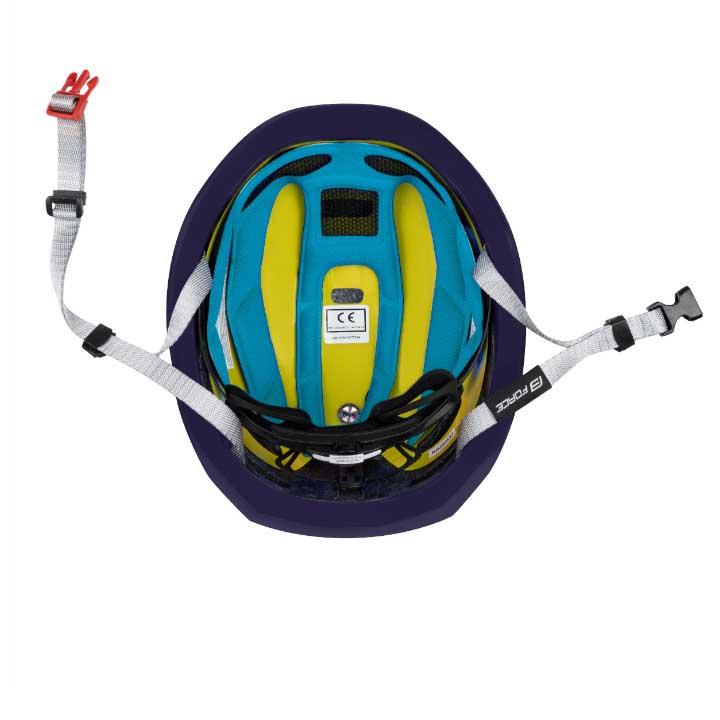 přilba FORCE ORCA MIPS,fluo-modrá