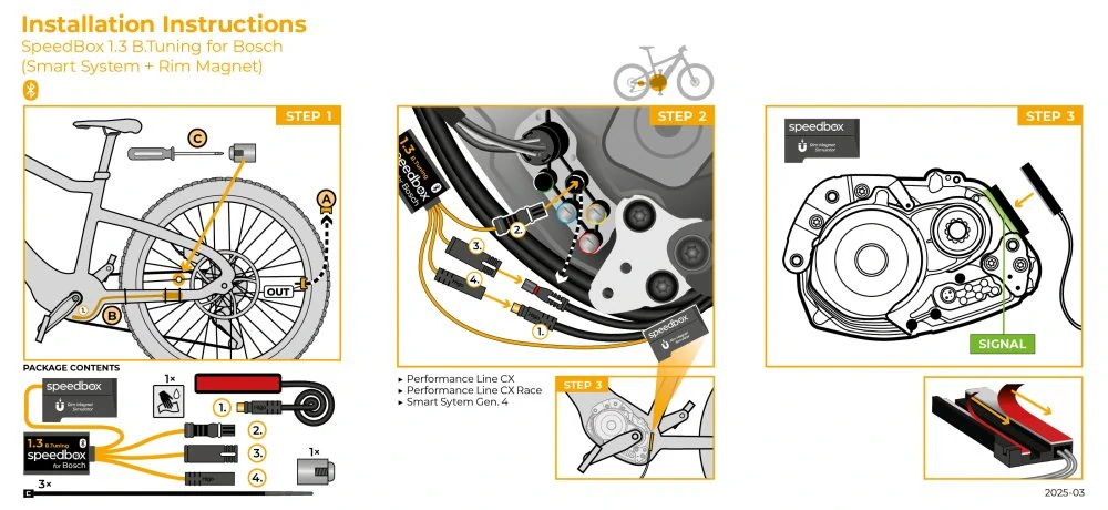 SpeedBox 1.3 pro Bosch (Smart System Gen.4 + Rim Magnet)